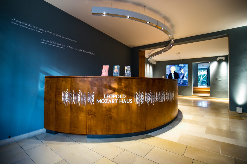 Das Foyer im Leopold Mozart Haus